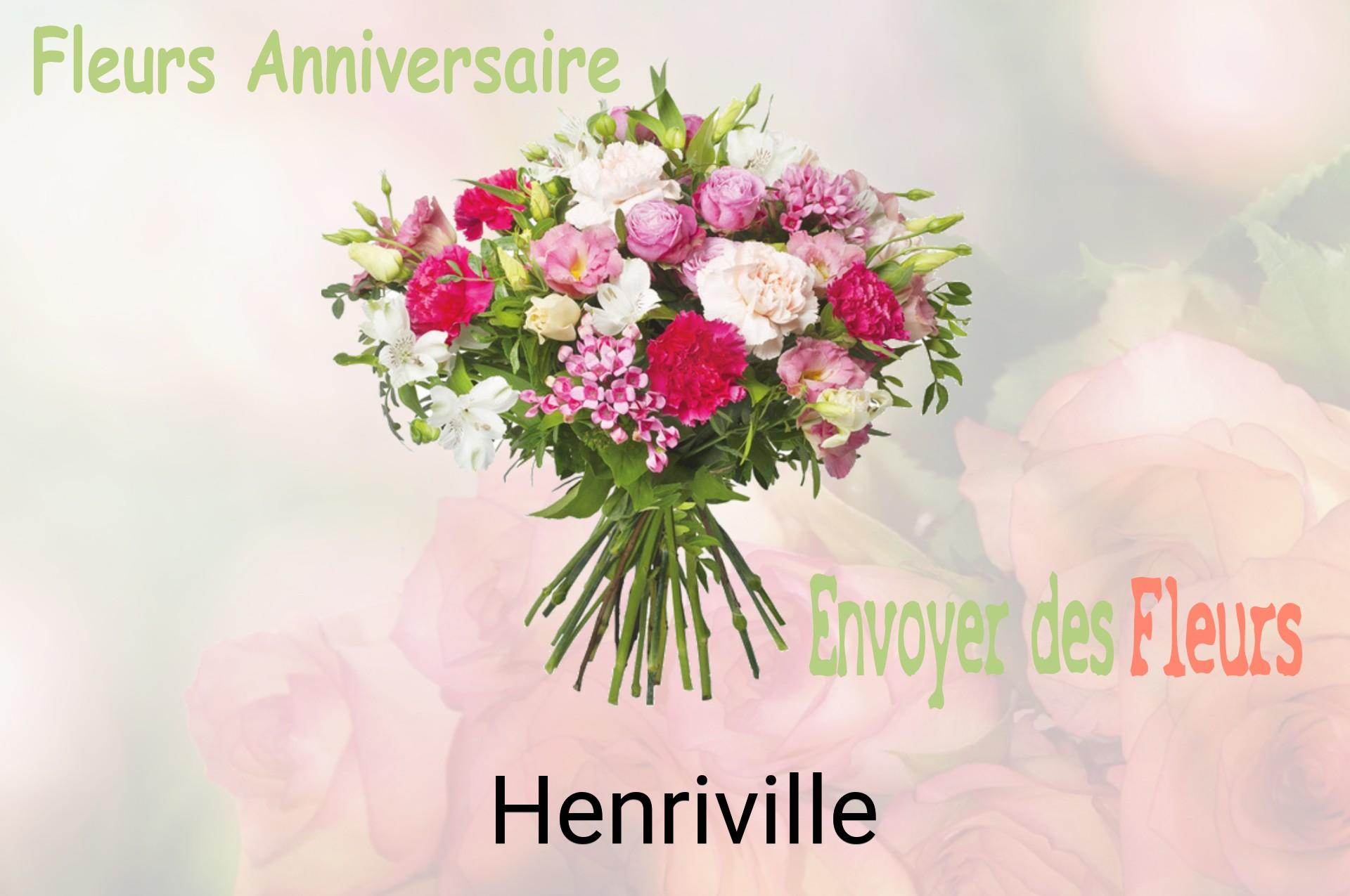 Bouquet de fleurs d’anniversaire livré à Henriville
