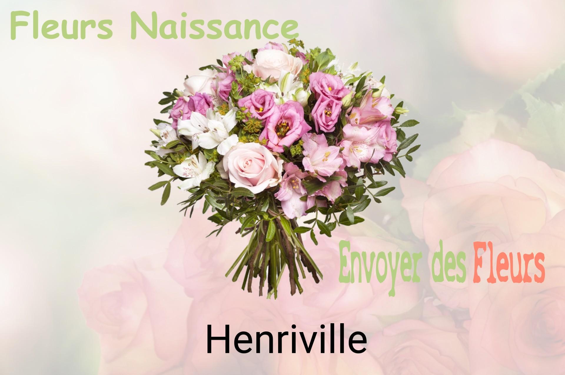 Bouquet de fleurs de naissance livré à Henriville